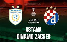 Nhận định Astana vs Dinamo Zagreb 22h30 ngày 30/11 (Conference League 2023/24)