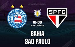 Nhận định bóng đá Bahia vs Sao Paulo 6h00 ngày 30/11 (VĐQG Brazil 2023)