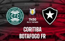 Nhận định Coritiba vs Botafogo RJ 7h30 ngày 30/11 (VĐQG Brazil 2023)