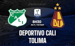 Nhận định Deportivo Cali vs Tolima 8h30 ngày 30/11 (VĐQG Colombia 2023)