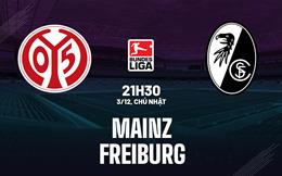 Nhận định bóng đá Mainz vs Freiburg 21h30 ngày 3/12 (Bundesliga 2023/24)