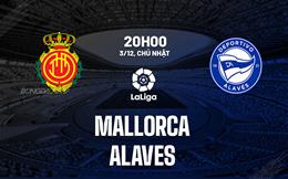 Nhận định bóng đá Mallorca vs Alaves 20h00 ngày 3/12 (La Liga 2023/24)