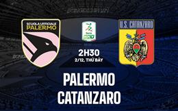 Nhận định Palermo vs Catanzaro 02h30 ngày 2/12 (Hạng 2 Italia 2023/24)