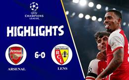 Video Arsenal vs Lens: Pháo bắn dồn dập, chiến thắng Tennis