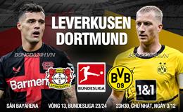 Nhận định Leverkusen vs Dortmund (23h30 ngày 03/12): Đại tiệc tấn công