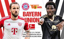 Nhận định Bayern Munich vs Union Berlin (21h30 ngày 2/12): Duy trì áp lực