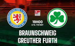 Nhận định Braunschweig vs Greuther Furth 19h00 ngày 2/12 (Hạng 2 Đức 2023/24)