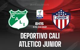 Nhận định Deportivo Cali vs Atletico Junior 8h15 ngày 3/12 (VĐQG Colombia 2023)