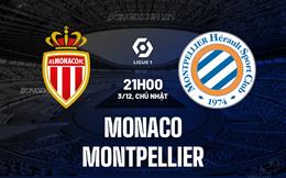 Nhận định - dự đoán Monaco vs Montpellier 21h00 ngày 3/12 (VĐQG Pháp 2023/24)