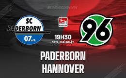 Nhận định Paderborn vs Hannover 19h30 ngày 3/12 (Hạng 2 Đức 2023/24)