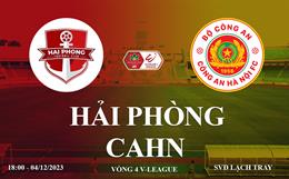 Xem trực tiếp Hải Phòng vs CAHN vòng 4 V-League 23/24 ở đâu ?