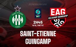 Nhận định Saint-Etienne vs Guingamp 2h45 ngày 6/12 (Hạng 2 Pháp 2023/24)