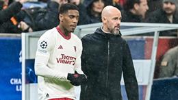 Ten Hag đáp trả những chỉ trích bất công hướng về Anthony Martial