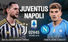 Nhận định Juventus vs Napoli (02h45 ngày 9/12): Bắn hạ đương kim vô địch