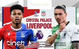 "Vua ngược dòng" Liverpool hạ Palace để leo lên đỉnh bảng NHA