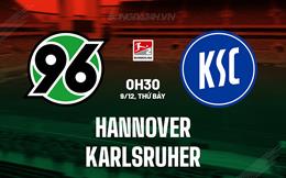 Nhận định Hannover vs Karlsruher 0h30 ngày 9/12 (Hạng 2 Đức 2023/24)