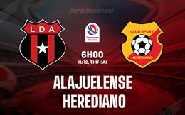 Nhận định Alajuelense vs Herediano 6h00 ngày 11/12 (VĐQG Costa Rica 2023/24)