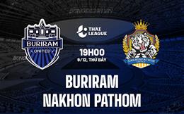 Nhận định Buriram vs Nakhon Pathom 19h00 ngày 9/12 (VĐQG Thái Lan 2023/24)