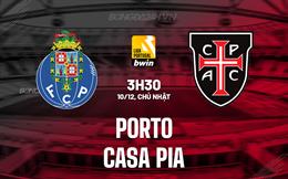 Nhận định Porto vs Casa Pia 3h30 ngày 10/12 (VĐQG Bồ Đào Nha 2023/24)