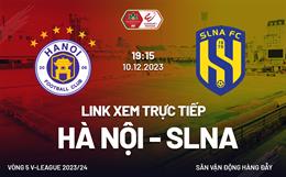 Xem Hà Nội vs SLNA 19h15 hôm nay 10/12 trên VTV5, FPT Play