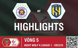 Highlights Hà Nội - SLNA  | Đội bóng thủ đô ẵm trọn 3 điểm | Vòng 5 V-League 2023/24