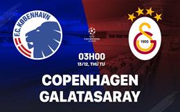 Nhận định Copenhagen vs Galatasaray 3h00 ngày 13/12 (Bảng A Champions League 2023/24)