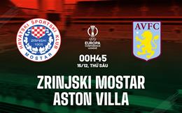 Nhận định Zrinjski vs Aston Villa (00h45 ngày 15/12): Tiếp đà hưng phấn