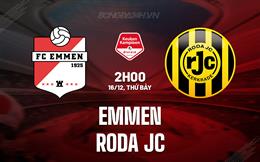 Nhận định Emmen vs Roda JC 2h00 ngày 16/12 (Hạng 2 Hà Lan 2023/24)