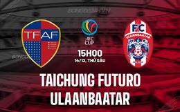 Nhận định Taichung Futuro vs Ulaanbaatar 15h00 ngày 14/12 (AFC Cup 2023/24)