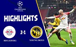 Video RB Leipzig vs Young Boys: Đôi công rực lửa hiệp 2