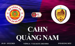 Xem trực tiếp CAHN vs Quảng Nam vòng 6 V-League 23/24 ở đâu ?