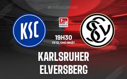 Nhận định Karlsruher vs Elversberg 19h30 ngày 17/12 (Hạng 2 Đức 2023/24)