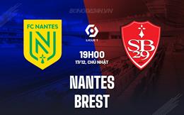 Nhận định bóng đá Nantes vs Brest 19h00 ngày 17/12 (VĐQG Pháp 2023/24)