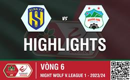 Video tổng hợp: SLNA - HAGL (Vòng 6 V-League 2023/24)