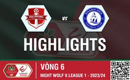 Highlights Hải Phòng - Khánh Hòa | Bám sát nhóm đầu | Vòng 6 V-League 2023/24