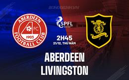 Nhận định Aberdeen vs Livingston 2h45 ngày 21/12 (VĐQG Scotland 2023/24)