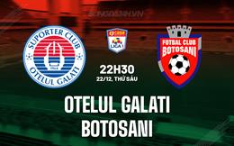 Nhận định Otelul Galati vs Botosani 22h30 ngày 22/12 (VĐQG Romania 2023/24)