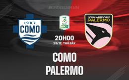 Nhận định Como vs Palermo 22h00 ngày 23/12 (Hạng 2 Italia 2023/24)