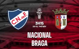 Nhận định Nacional vs Braga 3h15 ngày 23/12 (Cúp Liên đoàn BĐN 2023/24)