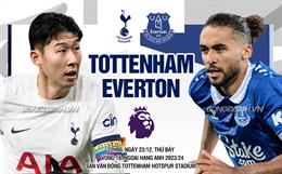 Nhận định Tottenham vs Everton (22h00 ngày 23/12): Chen vào top 4