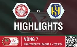 Highlights TPHCM - SLNA | Cuộc "nam tiến" thảm hại | Vòng 7 V-League 2023/24