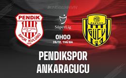 Nhận định Pendikspor vs Ankaragucu 0h00 ngày 26/12 (VĐQG Thổ Nhĩ Kỳ 2023/24)