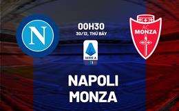 Nhận định Napoli vs Monza (00h30 ngày 30/12): Không dễ cho nhà Vua