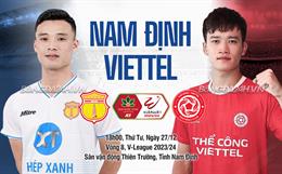 Hủy diệt Thể Công Viettel, Nam Định khẳng định sức mạnh đội đầu bảng