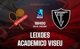 Nhận định Leixoes vs Academico Viseu 18h00 ngày 30/12 (Hạng 2 Bồ Đào Nha 2023/24)