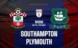 Nhận định Southampton vs Plymouth 1h00 ngày 30/12 (Hạng Nhất Anh 2023/24)