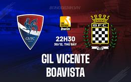 Nhận định Gil Vicente vs Boavista 22h30 ngày 30/12 (VĐQG Bồ Đào Nha 2023/24)