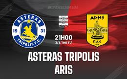 Nhận định Asteras Tripolis vs Aris 21h00 ngày 3/1 (VĐQG Hy Lạp 2023/24)