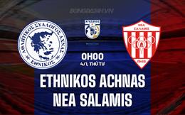 Nhận định Ethnikos Achnas vs Nea Salamis 0h00 ngày 4/1 (VĐQG Síp 2023/24)