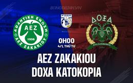Nhận định AEZ Zakakiou vs Doxa Katokopia 0h00 ngày 5/1 (VĐQG Síp 2023/24)